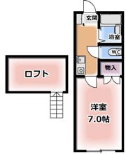 レオパレスさんわ大和田第8の間取り画像