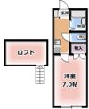 レオパレスさんわ大和田第8の間取り画像