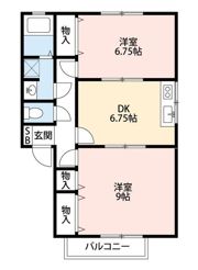 ハイカムール篠ノ井の間取り画像