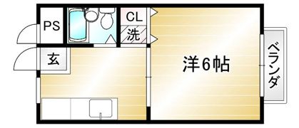 エステート一条の間取り画像