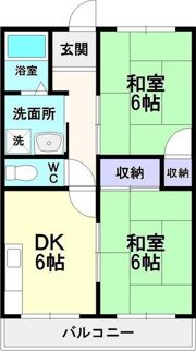 緑ハイツの間取り画像
