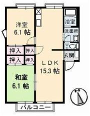 サングリーン太田 A棟の間取り画像