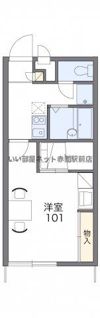 レオパレスフカサカ南の間取り画像
