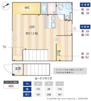 ザ・エトワール北千住の間取り画像