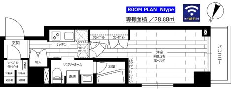 グランドコンシェルジュ大森本町Ⅱアジールコートの間取り画像