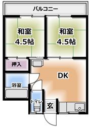 菊岡マンションの間取り画像