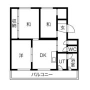 パークヒルズ真々地Ⅱの間取り画像