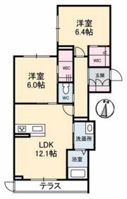 リーリエ原尾島の間取り画像