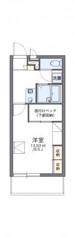 レオパレス日野OGMⅢの間取り画像