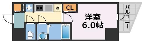 エスリードレジデンス大阪福島サウスフラッツの間取り画像
