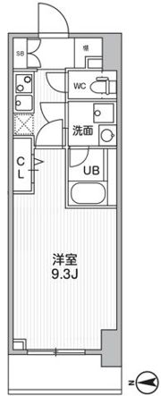 THEパームス熊野前の間取り画像