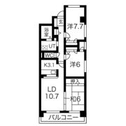 オーデ・ブルージュの間取り画像