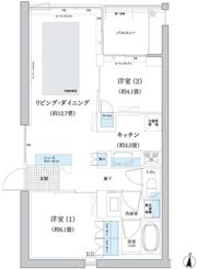 ガーデニエール砧 WESTの間取り画像