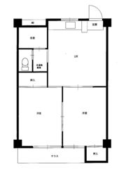 春日マンションの間取り画像