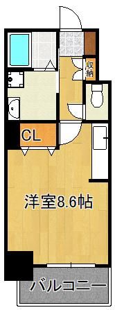 ベルガ南小倉（旧アピアランス南小倉）の間取り画像