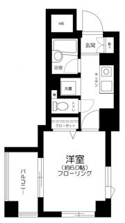 メインステージ護国寺Ⅱの間取り画像