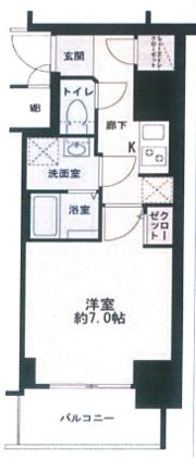 サムティ難波VIVOの間取り画像