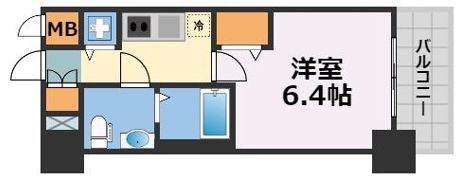 クリスタルグランツ西本町の間取り画像