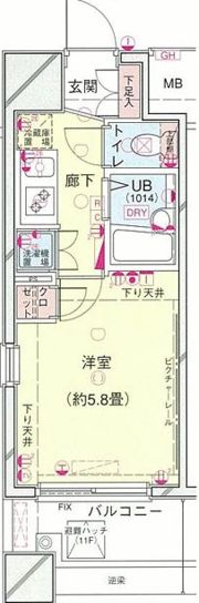 シンシア護国寺の間取り画像