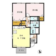 リュエル シャトン Aの間取り画像