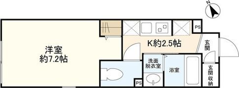 ウェルスクエアイズム世田谷用賀の間取り画像
