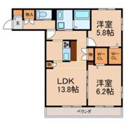 メゾンアムール船橋の間取り画像
