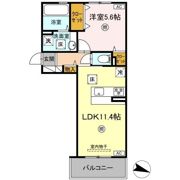 アテリア伍番館の間取り画像