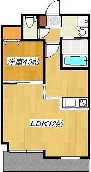 クロノス2八反田の間取り画像