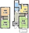 川西町2戸1貸家の間取り画像