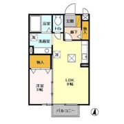 ハイツ・フラッシュの間取り画像