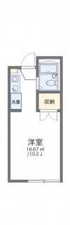 レオパレス東大路ハシモトの間取り画像