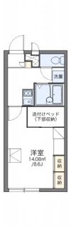 レオパレスK COURTの間取り画像