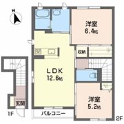 プレミオ松前 A棟の間取り画像