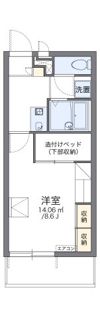 レオパレスGreenHillsの間取り画像