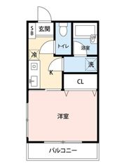マイナビSTAYミライエ三鷹台A棟（ブロッサムガーデンA）の間取り画像