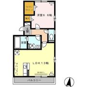サニーコート B棟の間取り画像