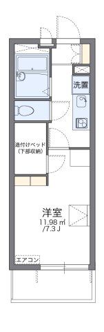レオパレスフリージアの間取り画像