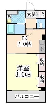 Hills岡本の間取り画像