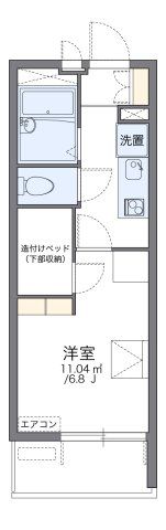 レオパレスエムズ柏の間取り画像