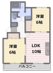 ライフインアカマの間取り画像