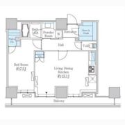 ベルファース芝浦タワーの間取り画像