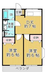 駒崎ハイツの間取り画像