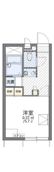 レオパレスマユリカⅤの間取り画像