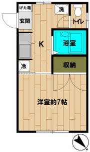 プレジールNの間取り画像