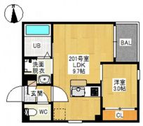 REGALEST 東島田Ⅱの間取り画像