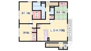 ヴェールトワの間取り画像