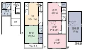 池田本町戸建ての間取り画像