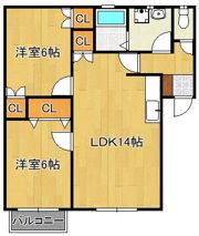 エクセレントK Cの間取り画像