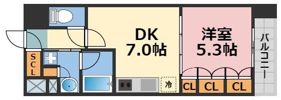 セイワパレス大手前西の間取り画像