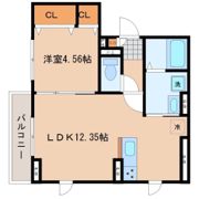 LUANA・AIR・RESIDENCE宮町の間取り画像